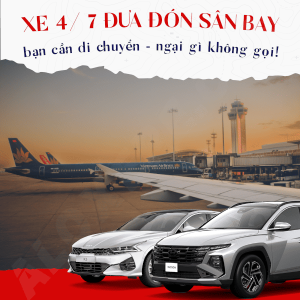 4/ 7 Chỗ 1 Lượt Đưa Tan Son Nhat Airport ⮂ VT