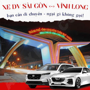 Xe 4/ 7 Chỗ Sài Gòn ⮂  Vĩnh Long Theo Lượt Đi